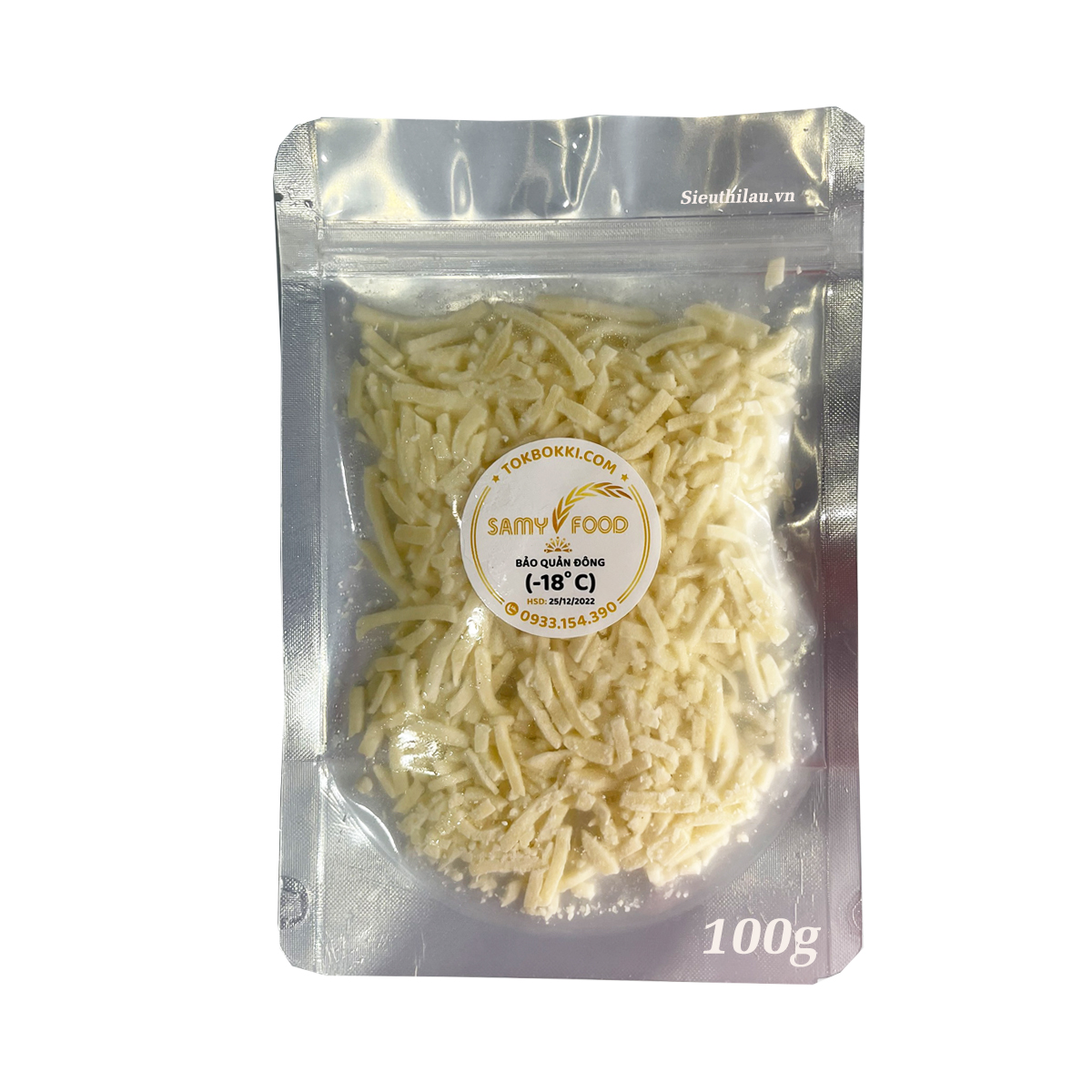 FREESHIPMAX [Tokbokki Store] Phô Mai Sợi Pháp Mozzarella Gói Chiết