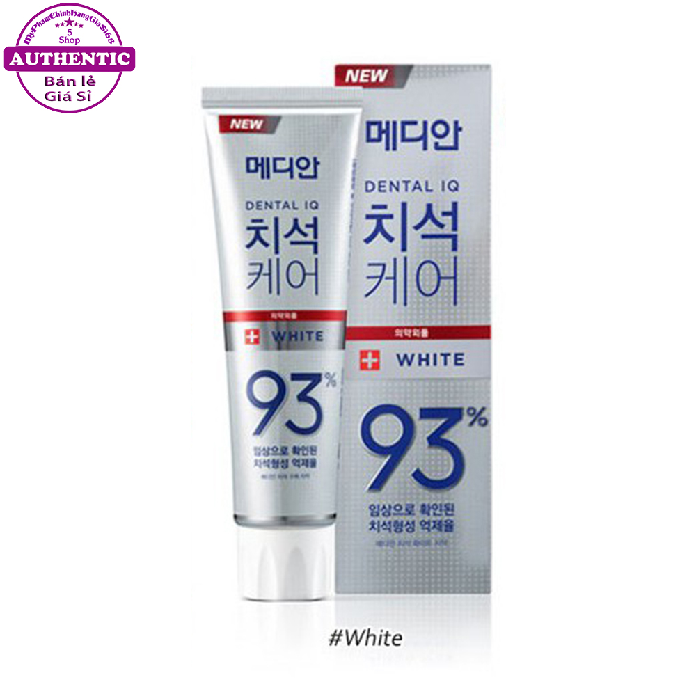 Kem Đánh Răng MEDIAN Dental IQ 93% Số 1 HÀN QUỐC -TRẮNG