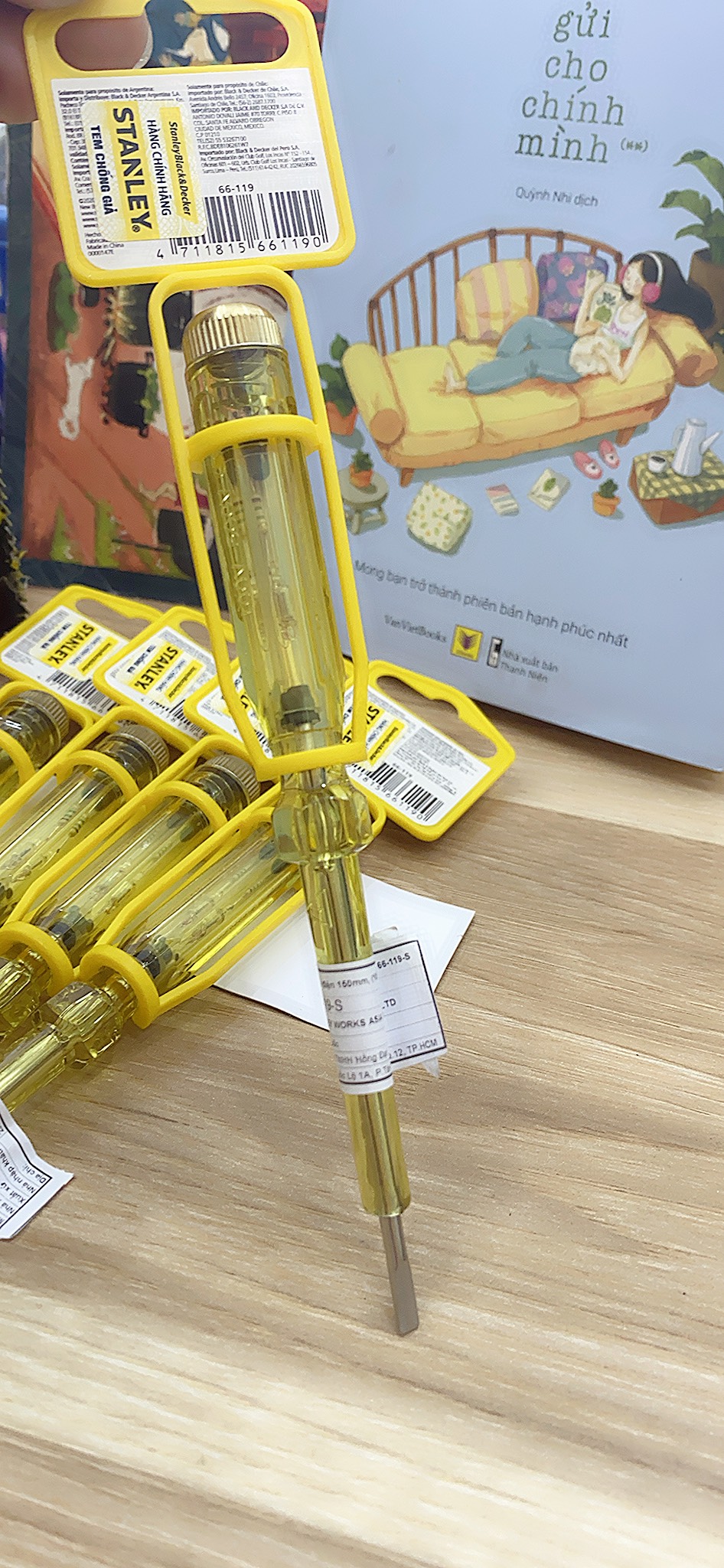 Bút thử điện Stanley chính hãng 150mm