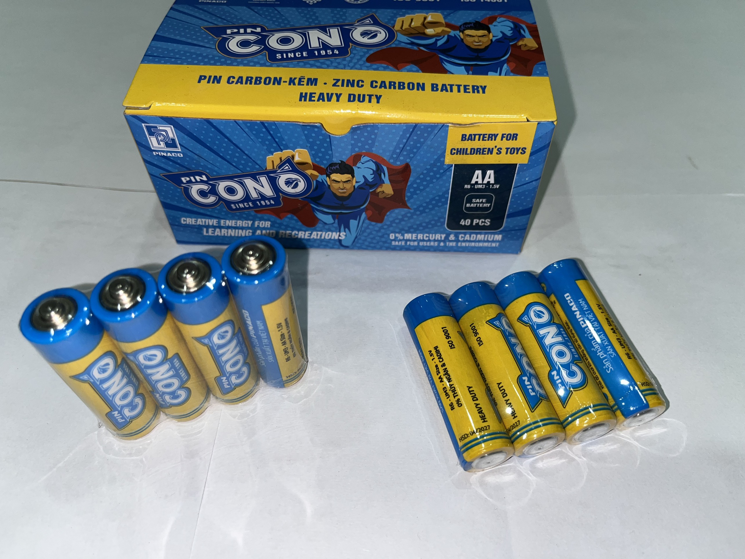 Pin con ó tiểu aa r6-um3-1.5v
