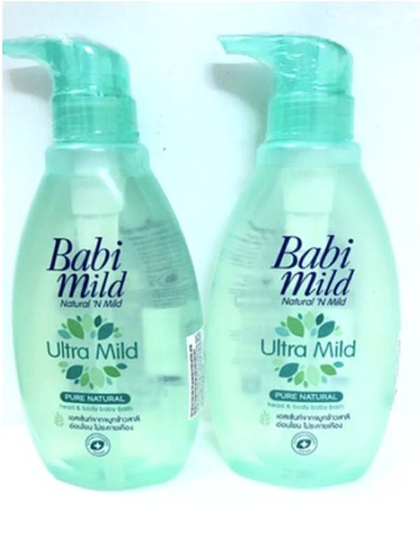 COMBO 2 CHAI SỮA TẮM GỘI TRẺ EM BABY MILD 400ml