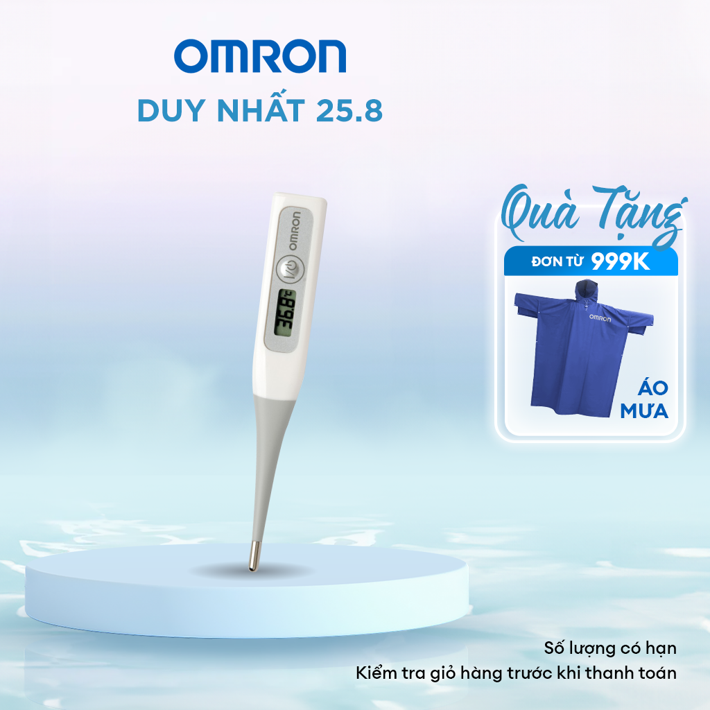 Nhiệt Kế Điện Tử OMRON MC-343F - Đo Nhiệt Độ Ở Miệng và Nách - Thương Hiệu Nhật Bản