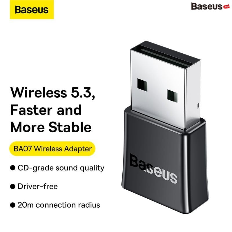 USB Bluetooth Tốc Độ Cao Baseus BA07 Bluetooth Receiver