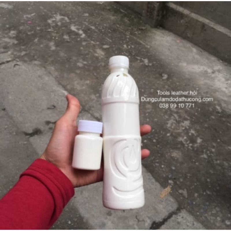 Keo sữa dán da thuộc 500g, keo mủ cao su - dụng cụ làm đồ da