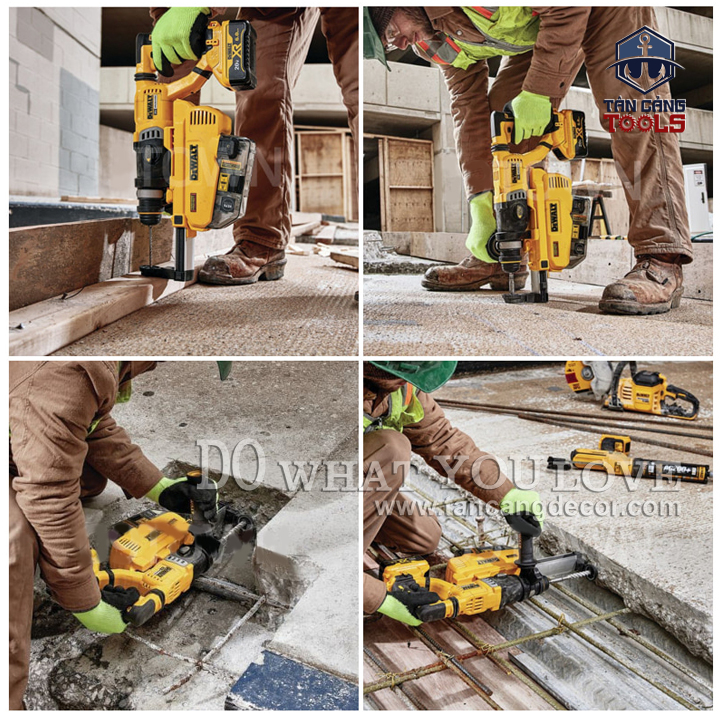 Máy Khoan Bê Tông 3 Chế Độ Dùng Pin DeWalt 18V DCH263KN-KR