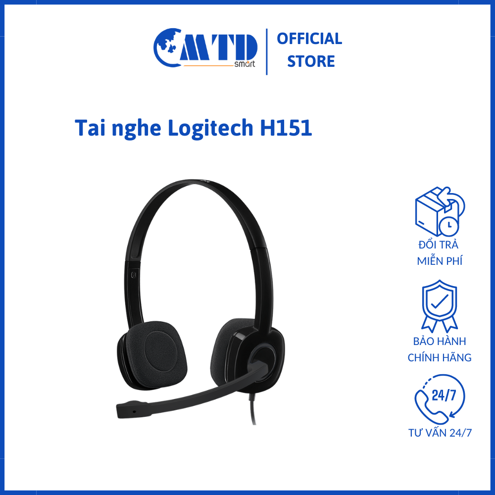 Tai nghe logitech h151 - bảo hành 24 tháng
