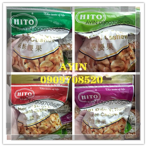 Hạt điều hito - hạt điều yilin 100g