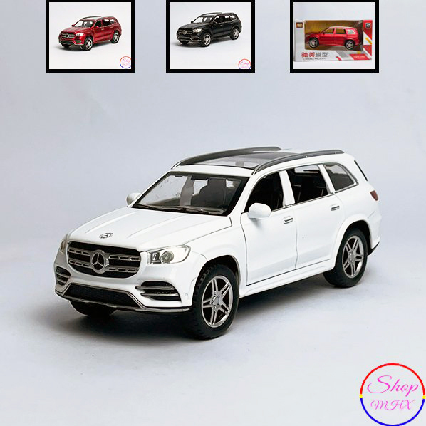 Xe mô hình sắt Mercedes-Benz GLS 580TẶNG KÈM BIỂN SỐ tỉ lệ 1:32 hãng Chimei