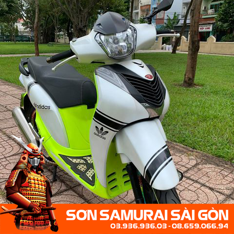 Sơn samurai k420** màu trắng ngọc trai sơn phun xe máy kurobushi/ samurai