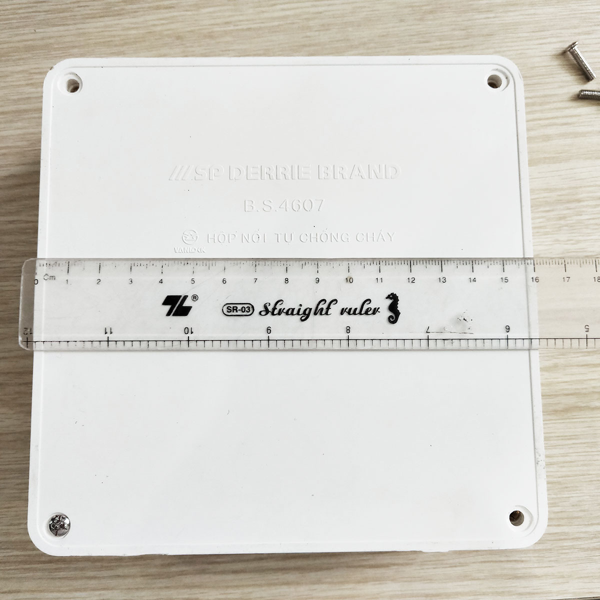 [HCM]Hộp nối (box) chống cháy Vanlock 160 x 160 x 50 | Hộp box vuông chống cháy Vanlock