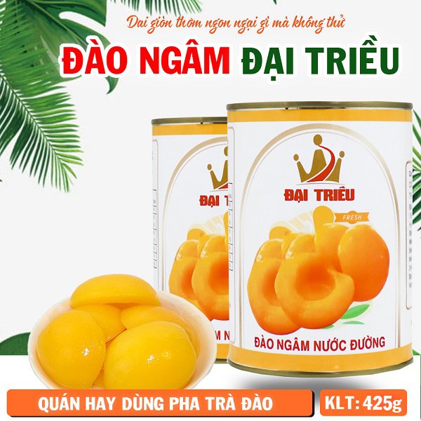 Đào Ngâm Đại Triều 425kg- Đào ngâm nước đường