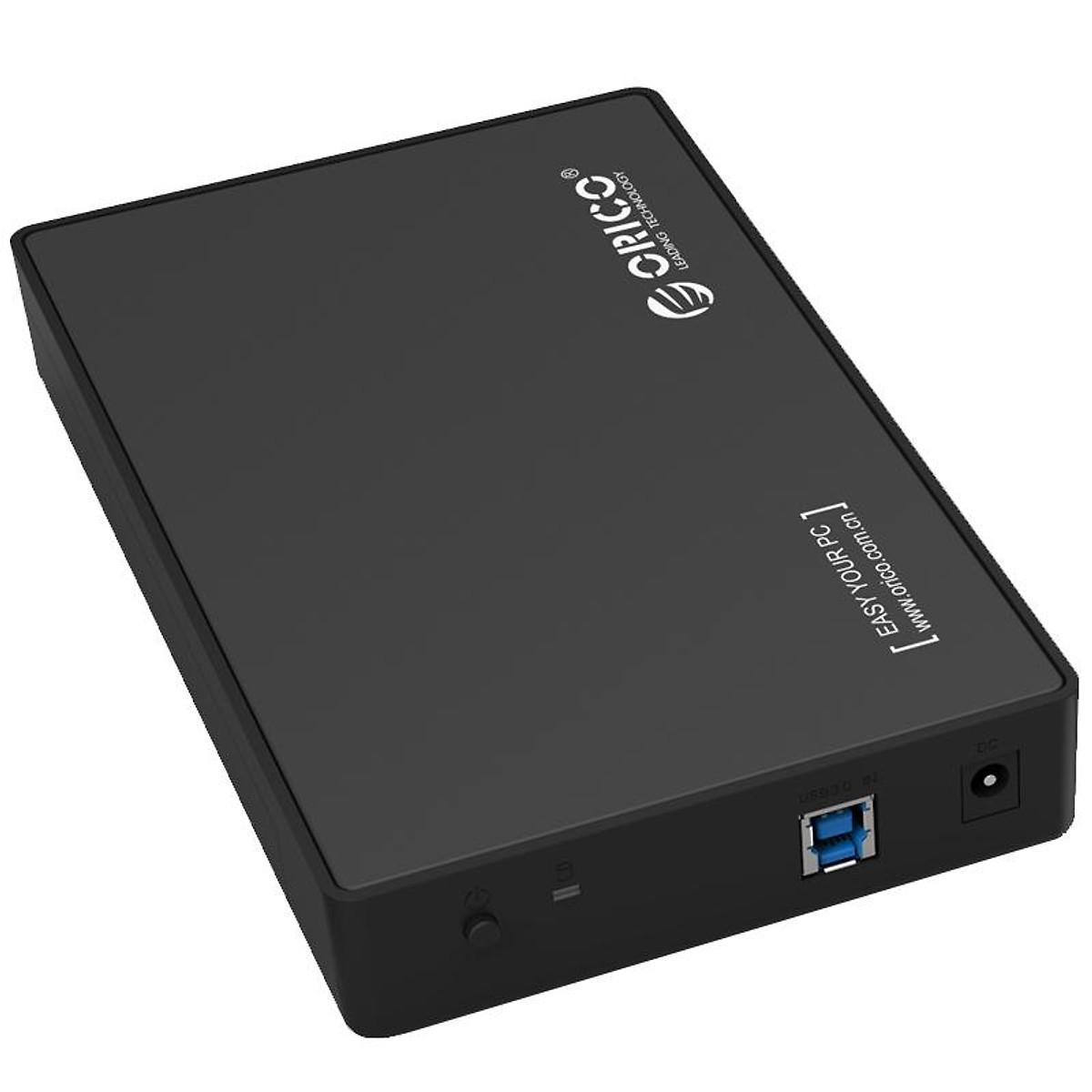 Hộp đựng ổ cứng 3.5 inch / 2.5 inch sata3 usb3.0 type-c orico 3588us3