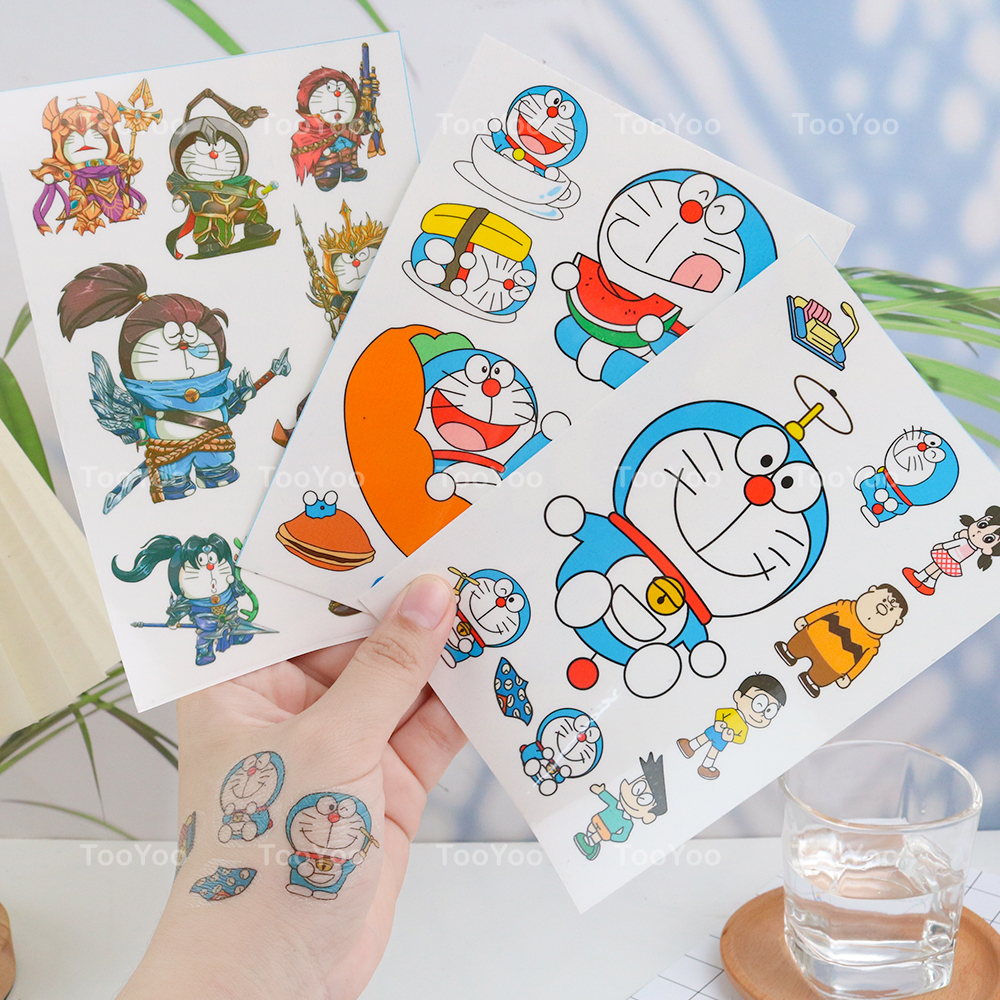 Doraemon  Hình xăm nhân vật hoạt hình Hình xăm Xăm