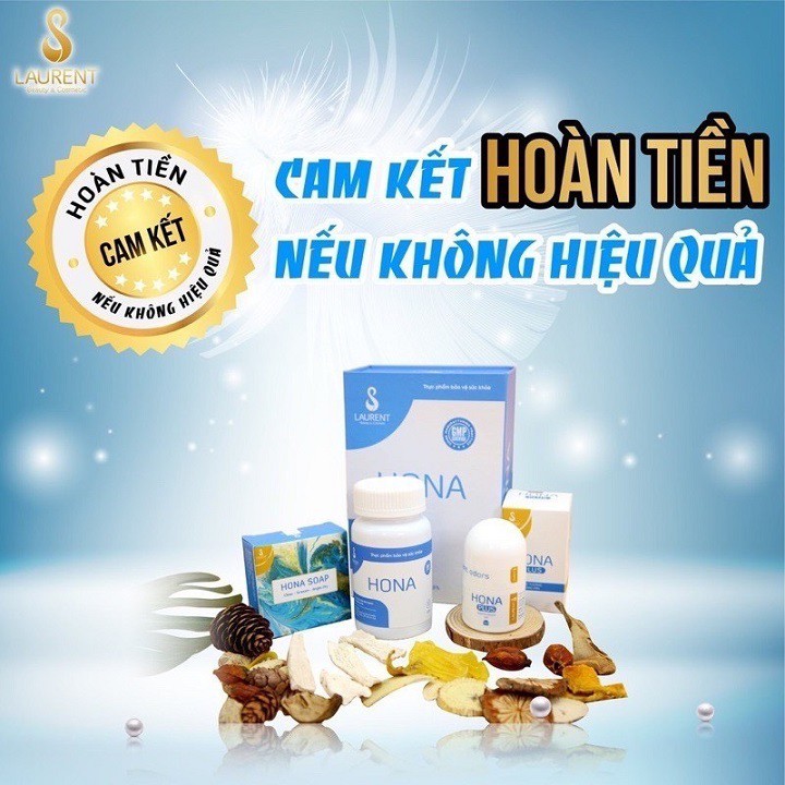 Viên uống Hona khử mùi -lăn khử mùi Hona Plus 01