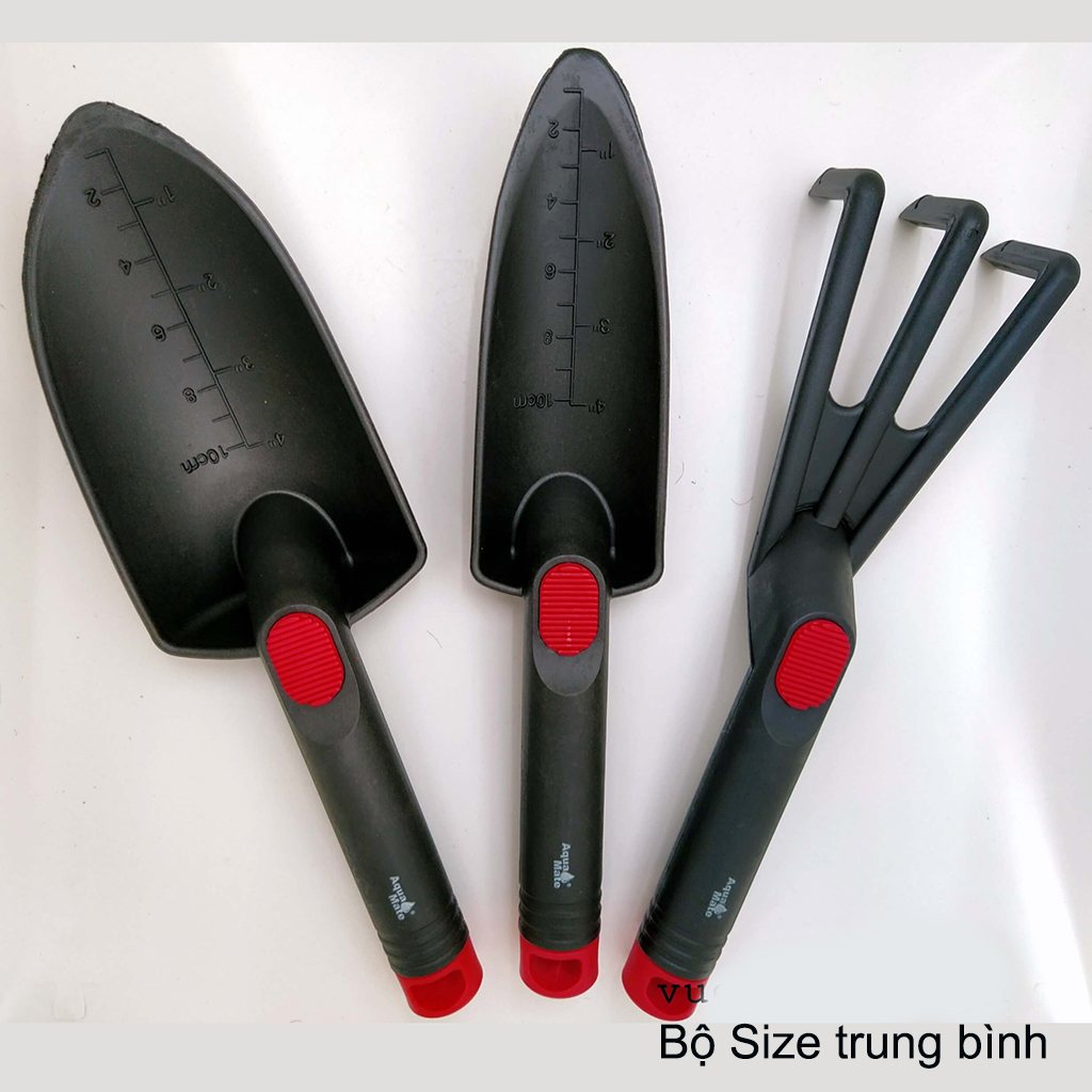 Bộ Xẻng Làm Vườn, Cuốc Xẻng Đào, Xúc, Cào, Dụng Cụ Làm Vườn Trồng Cây, Trồng Hoa Bằng Nhựa Cao Cấp Siêu Bền