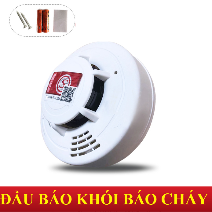 Chuông báo cháy cảm biến khói không dây hobika,chuông báo động báo khói tự động dùng pin độ nhạy cao,báo cháy độc lập thiết bị báo cháy báo động