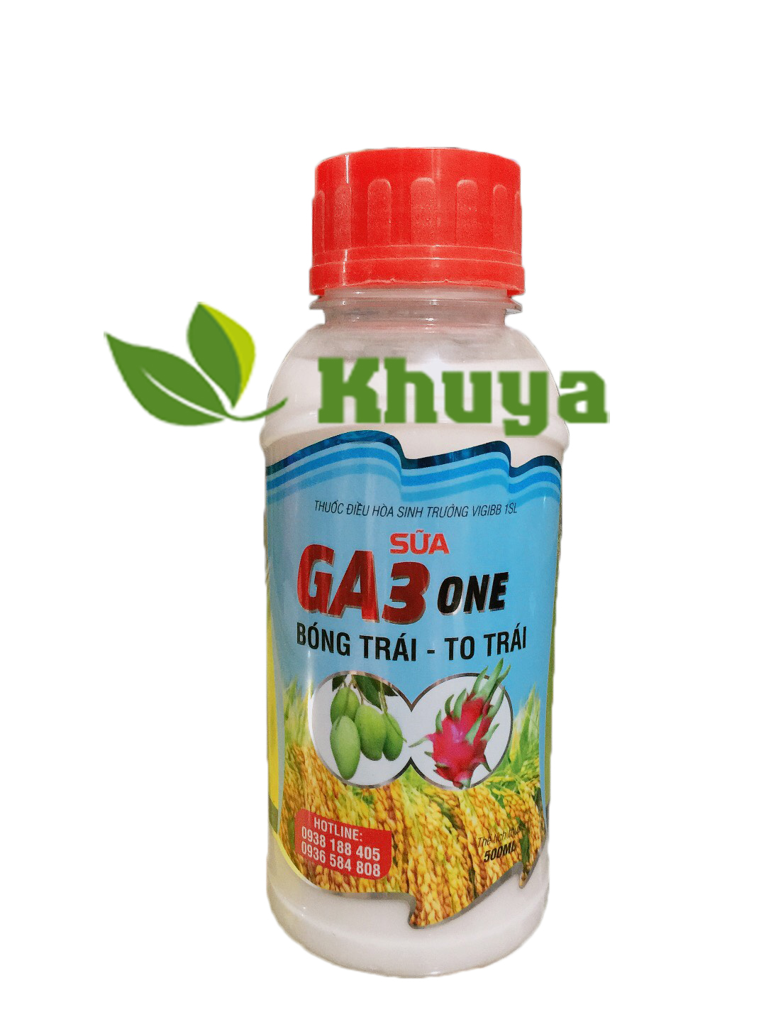 Điều hòa sinh trưởng Vigibb 1SL hiệu GA3 Sữa 500ml