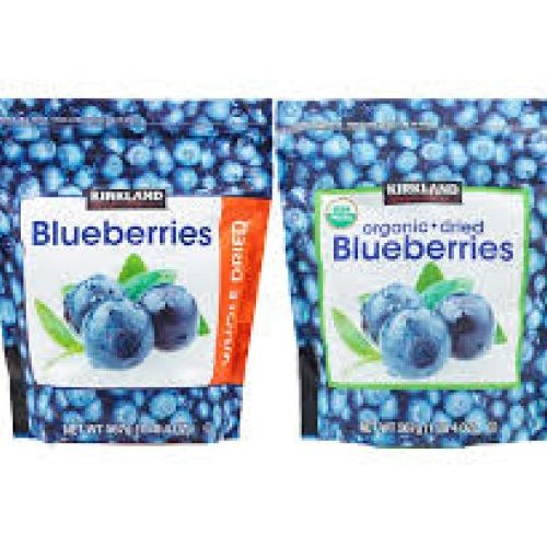 Quả Việt Quất Sấy Khô Blueberries Whole Dried của Kirk.and Mỹ bịch 567gr