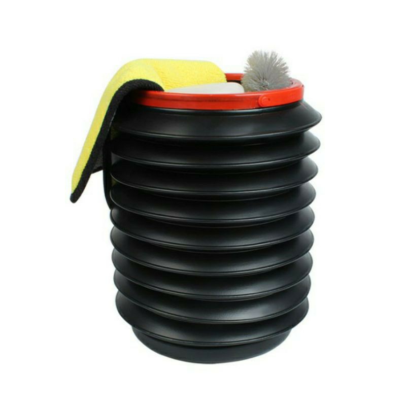 [HCM]Xô Nhựa Gấp Lò Xo Đa Năng Trên Xe Hơi