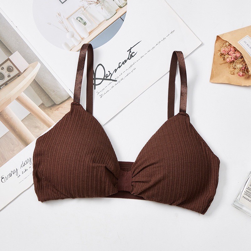 ÁO BRA THẮT NƠ GÂN TĂM XINH XẮN MÚT DÀY NÂNG NGỰC 308 [Ảnh .t.h.ậ.t.^ UYÊN VŨ SHOP ^