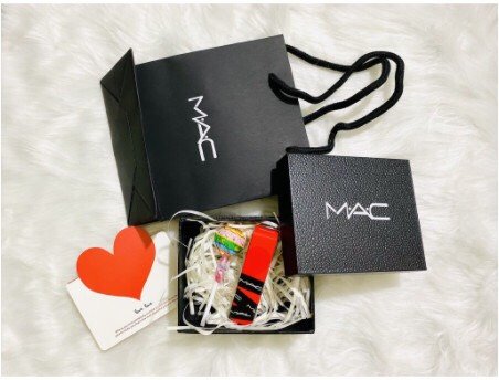 Hộp quà đựng son MAC, Hộp quà tặng, hộp giấy đựng quà cho son MAC