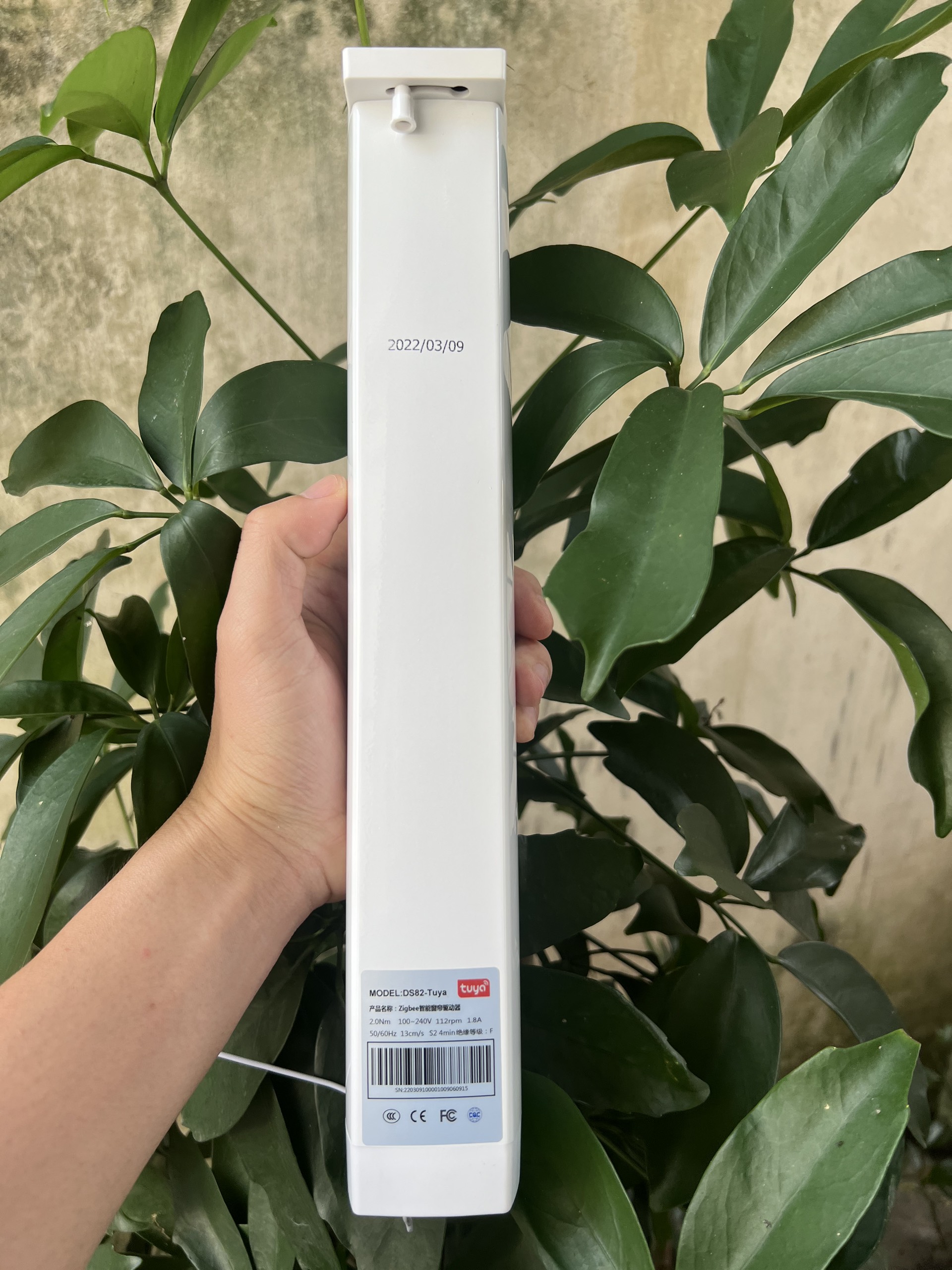 Động cơ rèm tuya wifi ,tuya zigbee 2.0nm model 2022