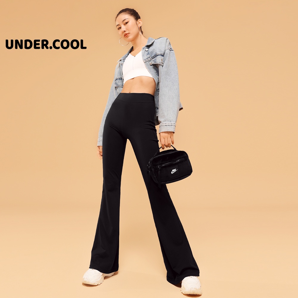  Quần legging ống loe dài tập yoga UNDERCOOL Legging Ống Loe Cạp Cao nâng mông Dài umi bigsize có túi 