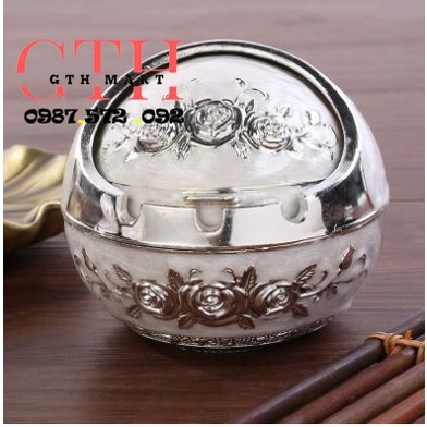 Gạt tàn hoàng gia kim loại tráng men cỡ lớn,phong cách tân cổ điển-GTH MART