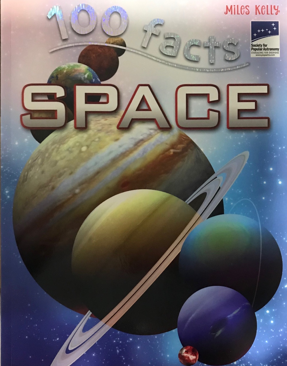 Sách ngoại văn - 100 facts space - miles kelly