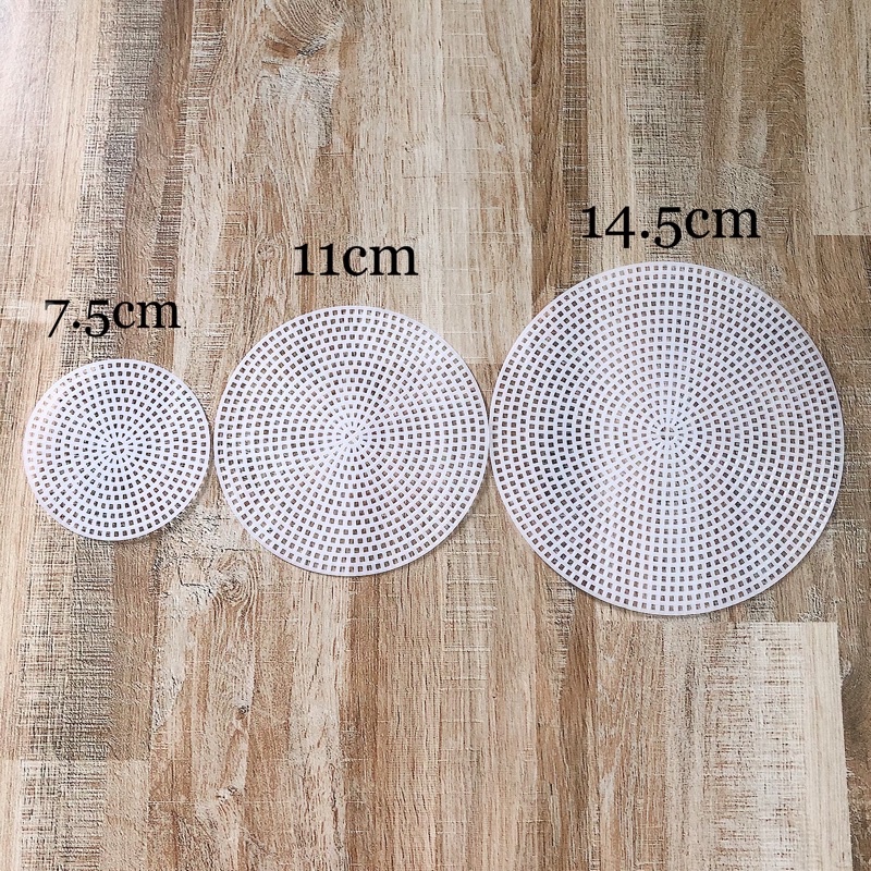 Tấm canvas tròn làm túi xách handmade nhiều size