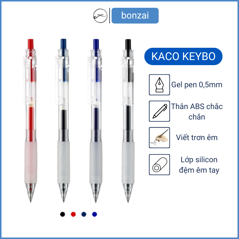 Bút gel KACO KEYBO cây lẻ