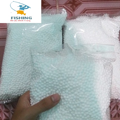 Combo 3 túi hạt xốp câu lăng xê, câu cá