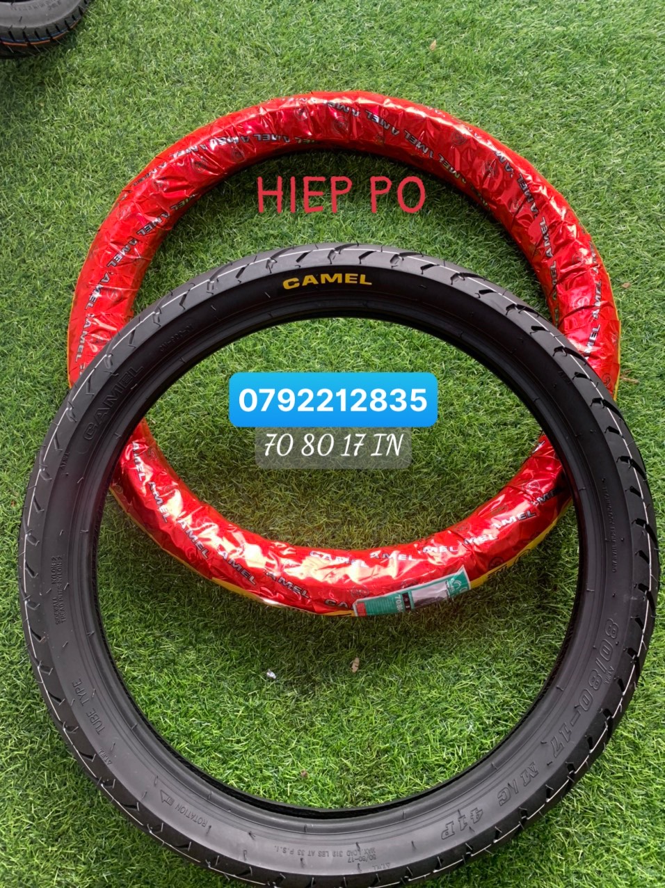 CẶP VỎ CAMEL SIZE 70&80 CÔNG NGHỆ THÁI 17" GẮN CÁC DÒNG XE MÁY