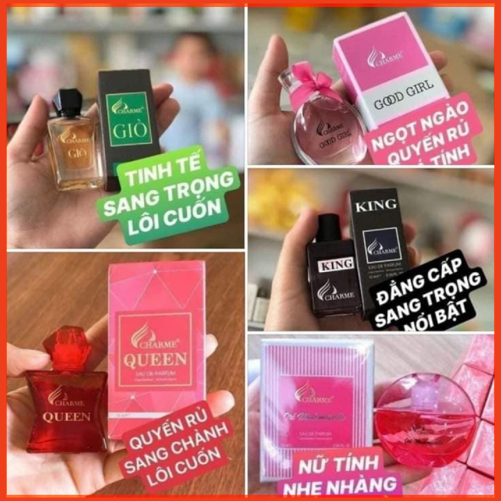 [HCM]Set 5 mùi nước hoa  Mini 10ml