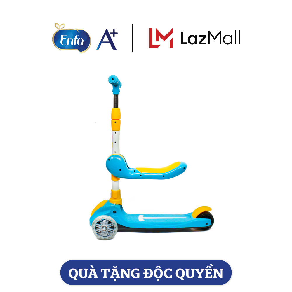 Xe Scooter có đèn - nhạc, chỗ ngồi cho bé