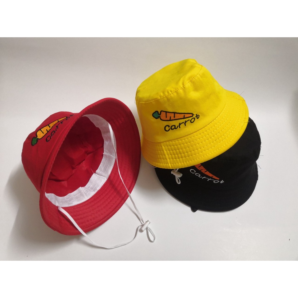 Mũ trẻ em - nón bucket carot cho bé 2 - 5 tuổi