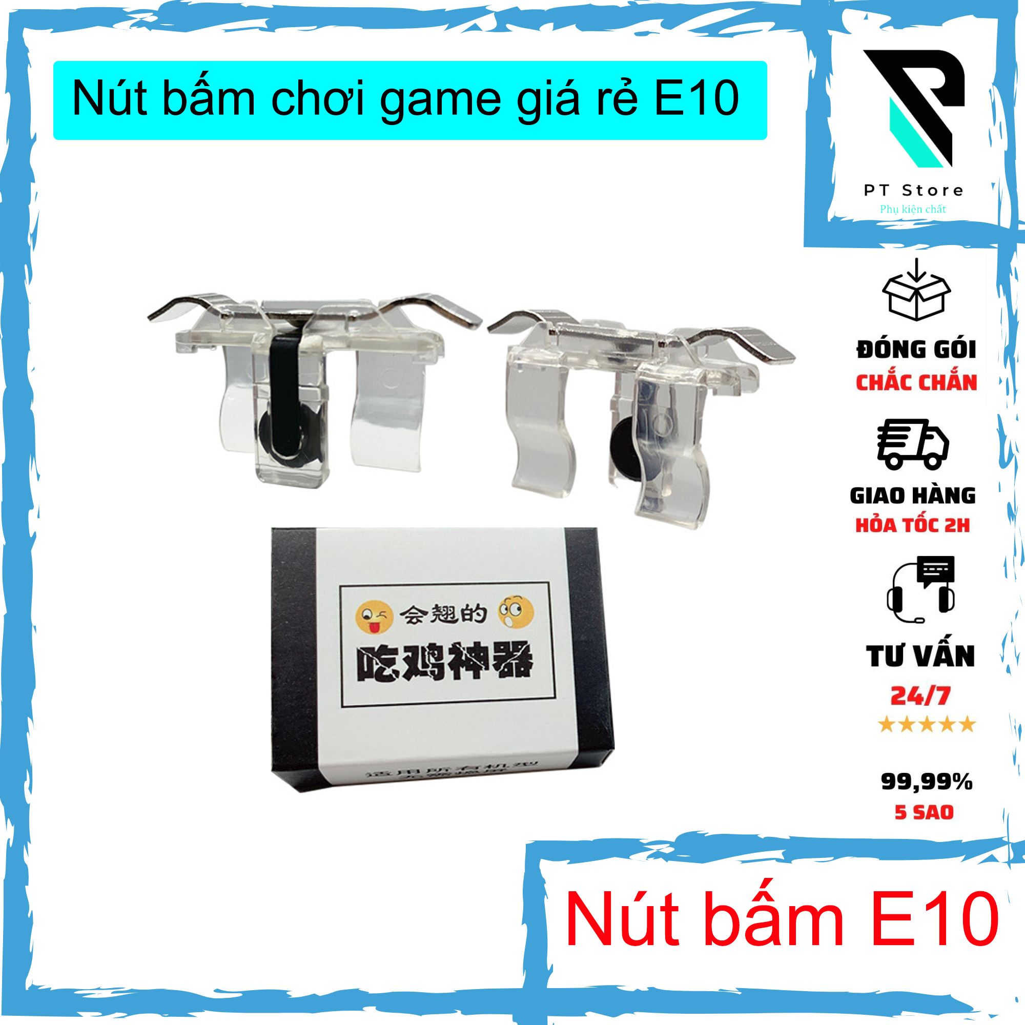 Nút bắn PUBG chính hãng E10 bộ 2 nút chơi game PUBG