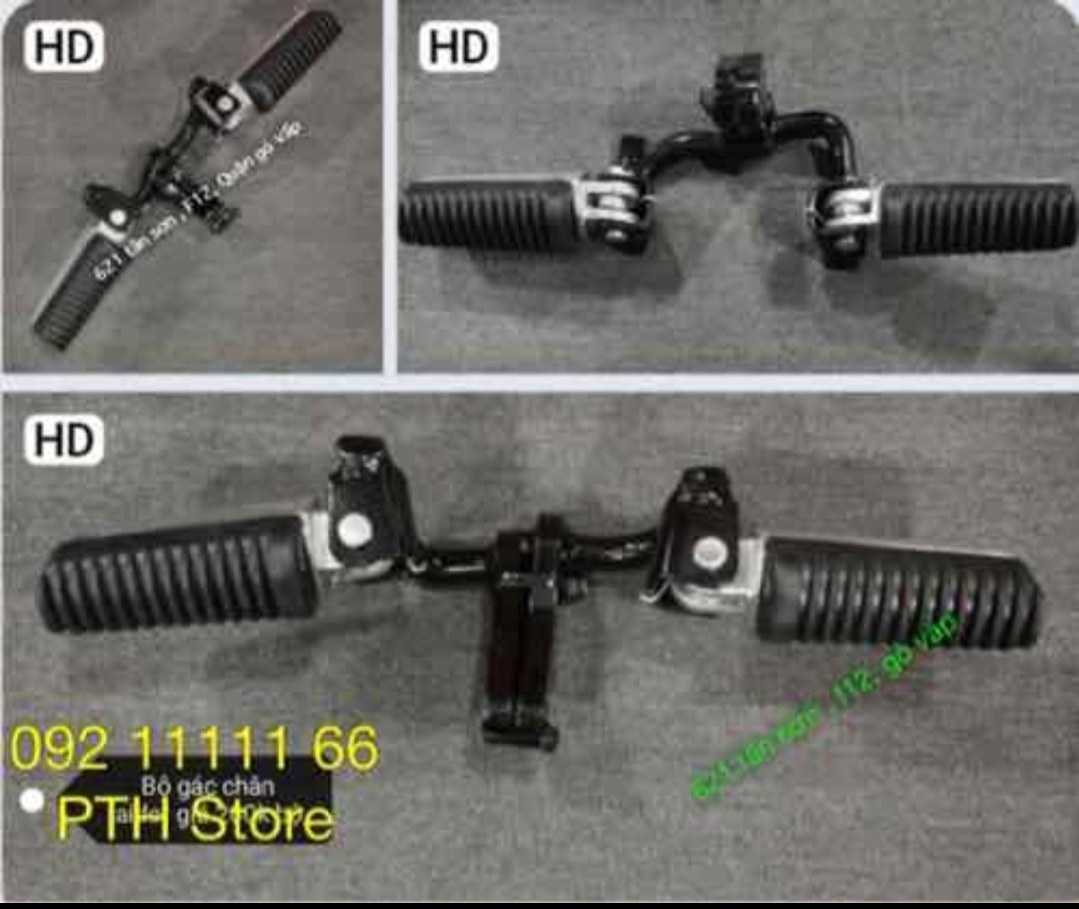gác chân có đệm cao su cho raider Fi