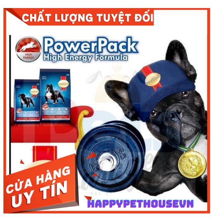 Thức ăn hạt cho chó trưởng thành Smartheart Power Pack Adult