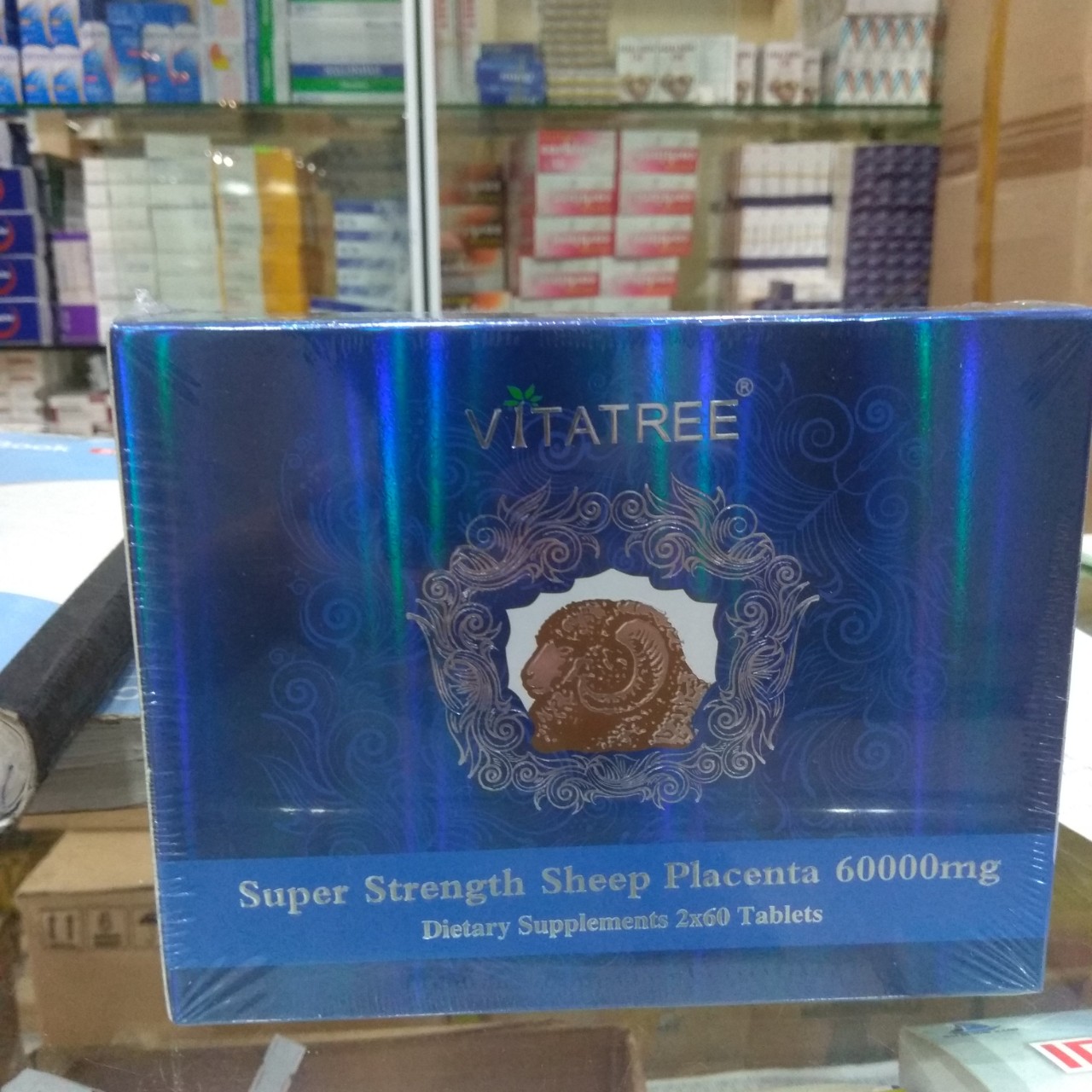 Viên Uống Đẹp Da Nhau Thai Cừu Vitatree Super Strength Sheep Placenta 60000mg