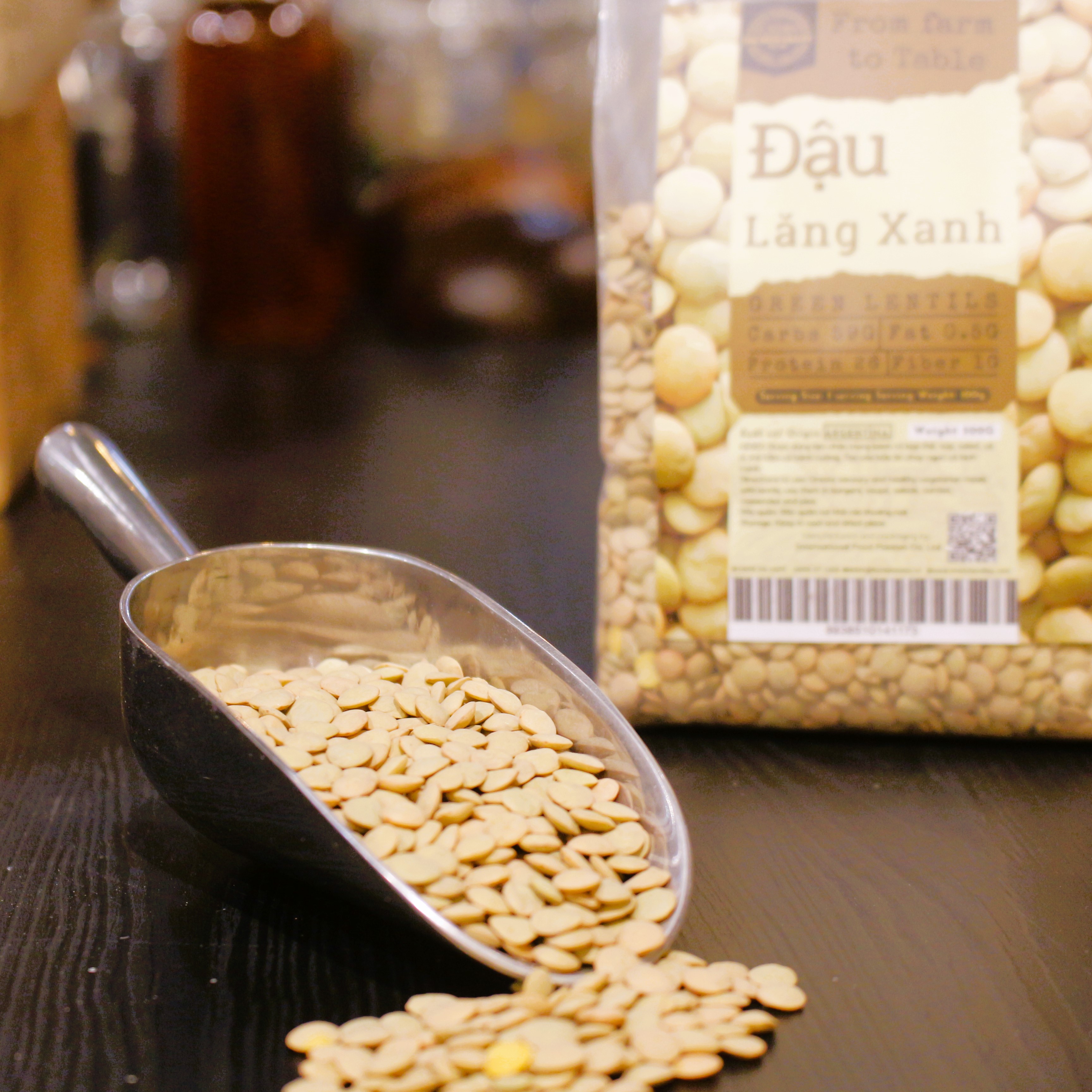 Đậu lăng xanh - green lentils the nuts valley