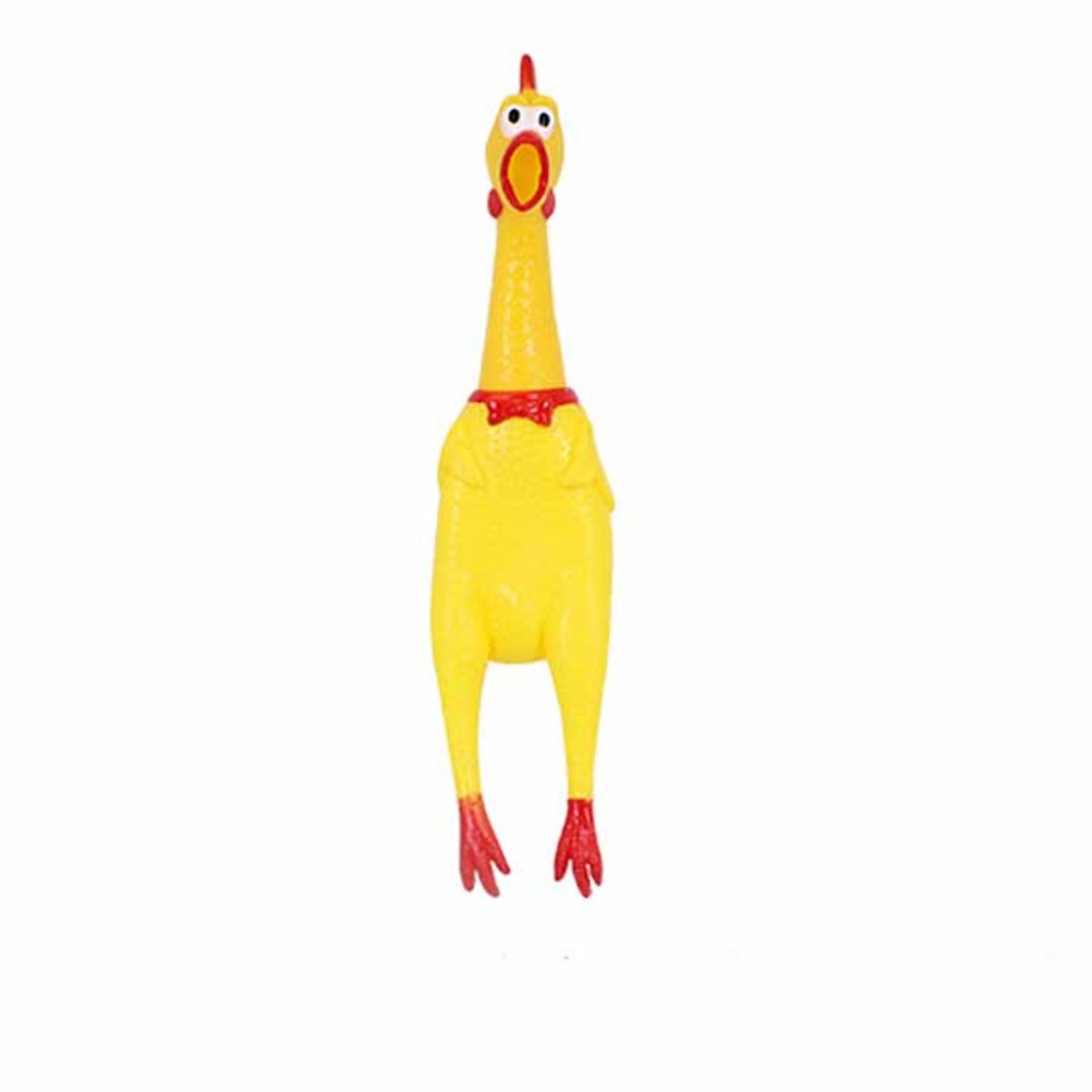 Đồ Chơi chó mèo hình con gà - 17cm
