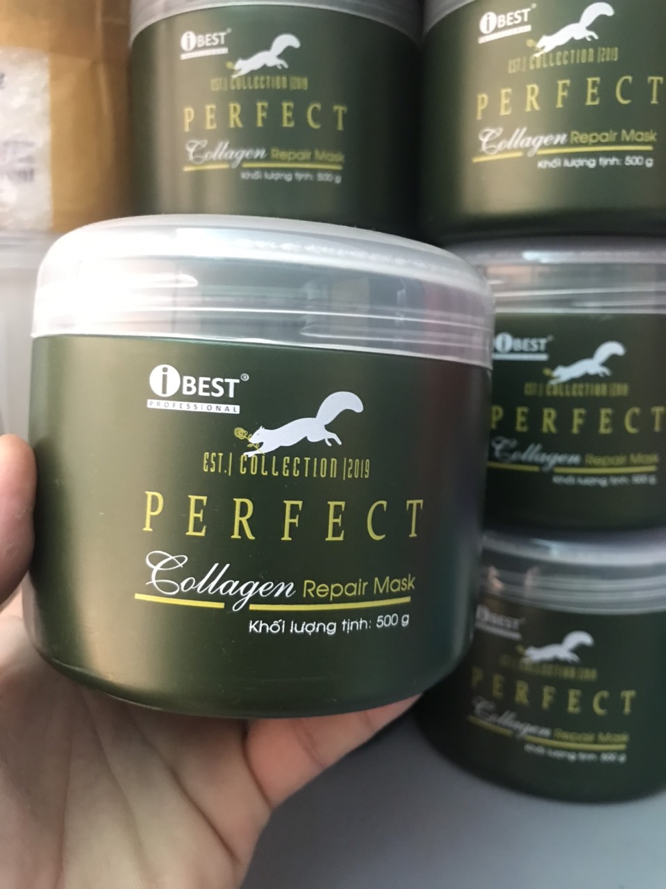 Hấp dầu ibest perfect collagen 500ml