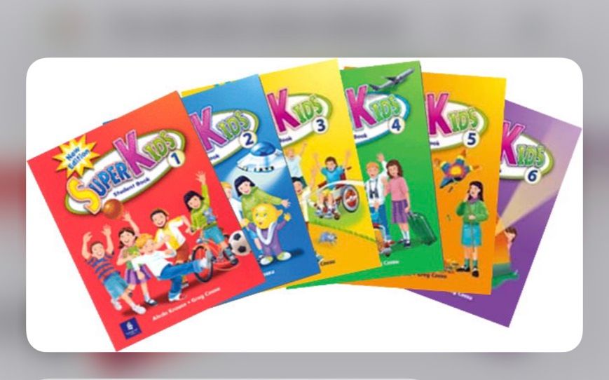 Sách - superkids 1 2 3 4 5 student's book và work book