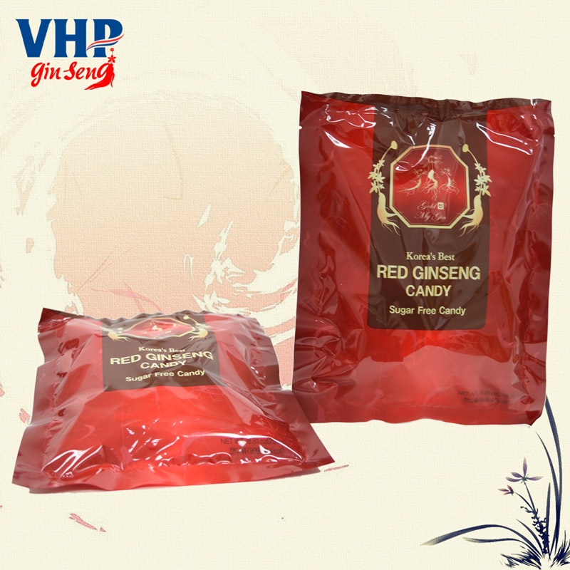 Kẹo hồng sâm không đường Daedong Red ginseng candy sugar free 250gr