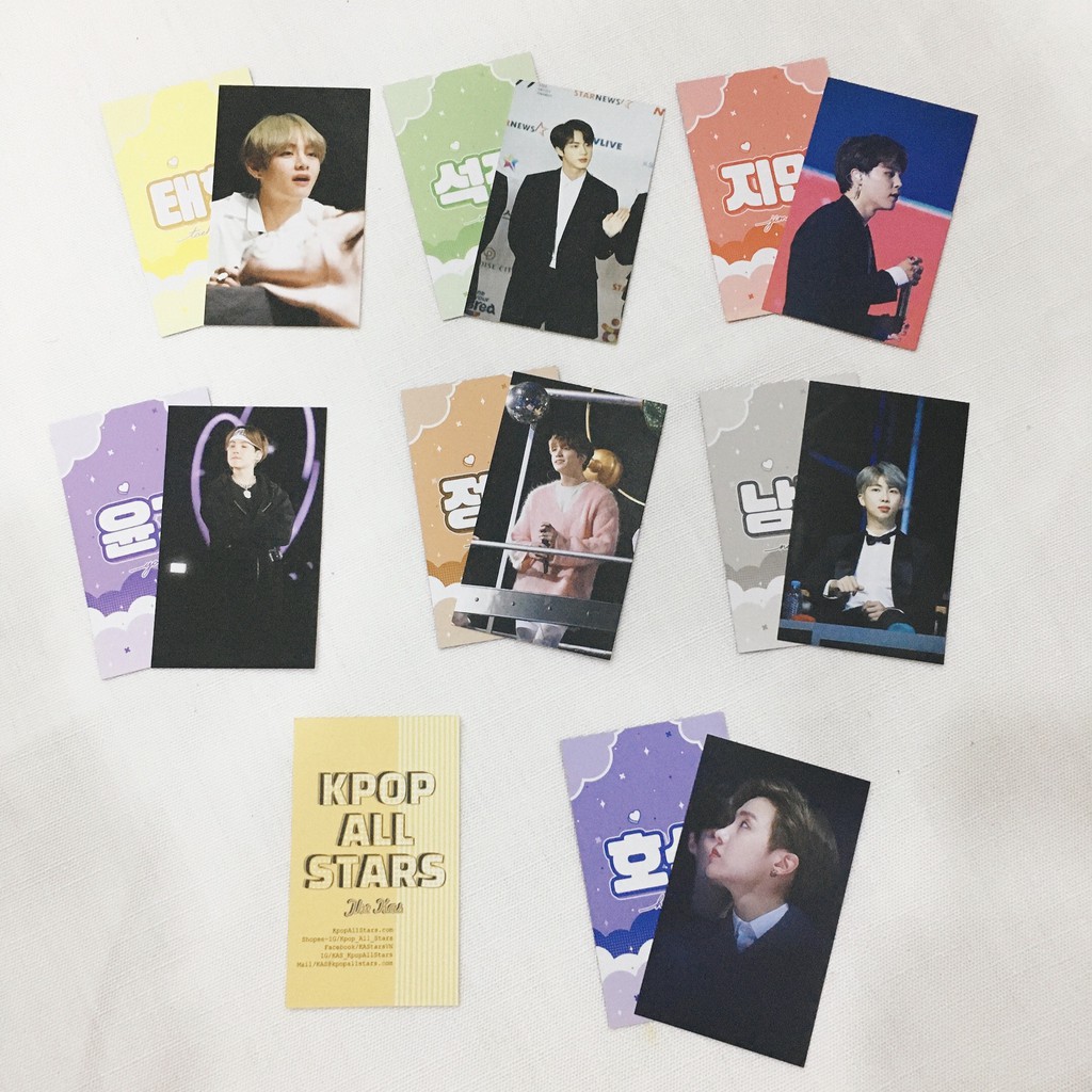 100 CARD BTS T9 DATA ĐỘC QUYỀN KAS - KPOP ALL STARS