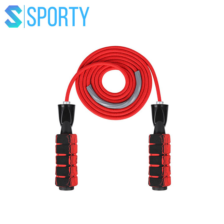 Dây nhảy cao cấp nhảy dây giảm mỡ bụng SPORTY XS005 dây chống rối, chống mài mòn