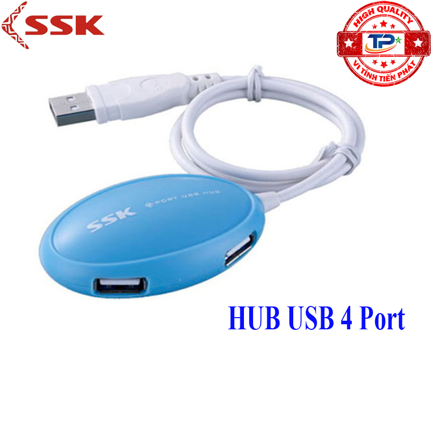 Bộ chia cổng usb - hub usb 4 cổng ssk shu017