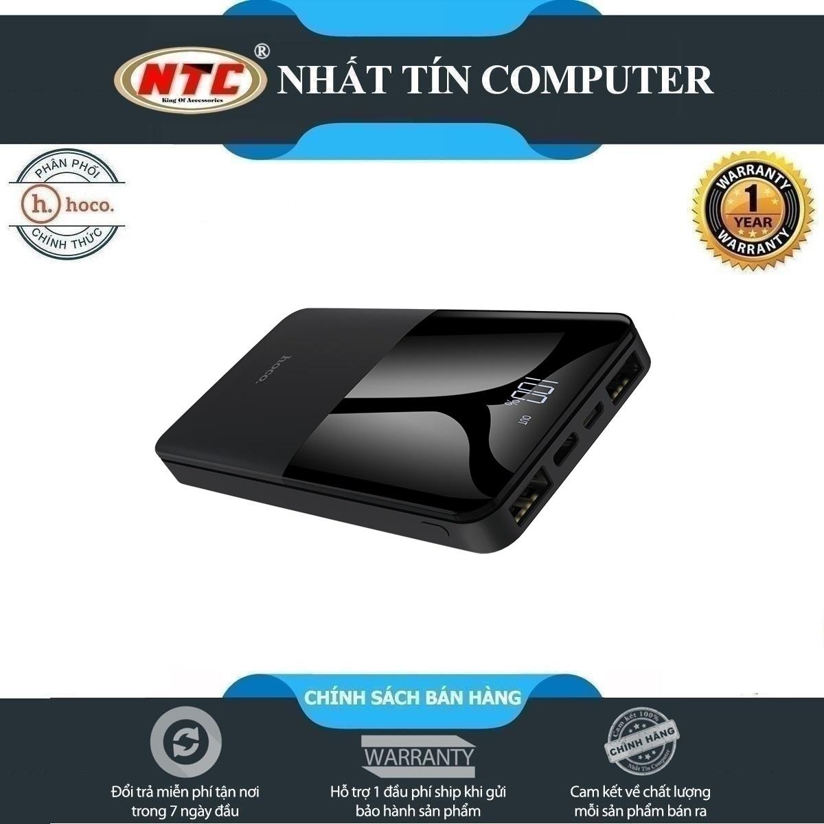 [DUY NHẤT 15.04 - NHẬP MÃ LAZSOCIALSALE1503 GIẢM 15% CHO ĐƠN 250K] Pin sạc dự phòng Hoco J42 High power 10000mAh 2 cổng sạc in/out - Hãng phân phối chính thức - Nhất Tín Computer