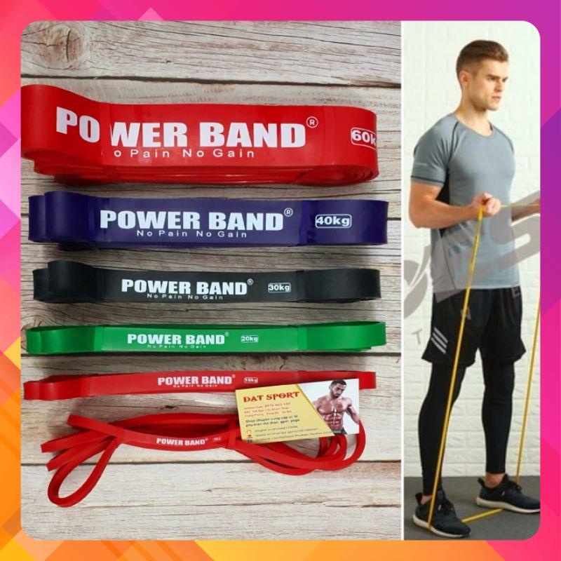 Dây Kháng Lực Dây Cao Su Đàn Hồi Kháng Lực Powerband Trợ Lực Gym Yoga Fitness Boxing Bóng Đá Tập Thể Lực HOT SALE
